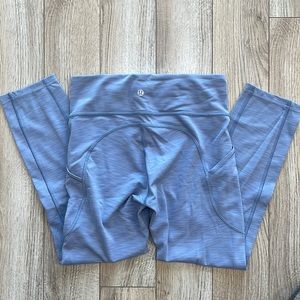 Lululemon Invigorate Tight 💦 Heathered Water Drop 💦